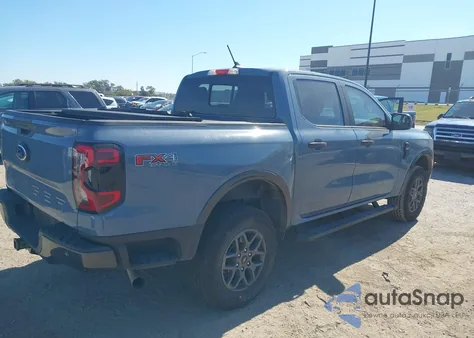 2024 Ford Ranger Xlt из США, поврежденный, VIN 1FTER4HH9RLE73243